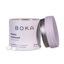 Comprimidos para enxaguatório bucal Boka Travel Size Hidroxiapatita 90 comprimidos Comprimidos para enxaguatório bucal Boka Travel Size Hidroxiapatita 90 comprimidos