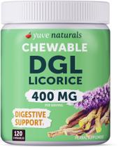 Comprimidos para mastigar Yuve Ultra-Pure DGL Licorice 4000 mg 120 ct