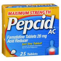 Comprimidos Pepcid Ac Redutor de Ácido de Força Máxima 25 comprimidos