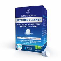 Comprimidos Retainer Cleaner Pop On Smiles, fornecimento de 4 meses - 120 comprimidos