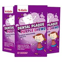 Comprimidos reveladores de placa dentária Y-Kelin 108 comprimidos