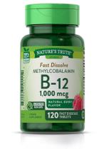 Comprimidos Sublinguais de Vitamina B12 Nature's Truth - 1000mcg (120 unidades)