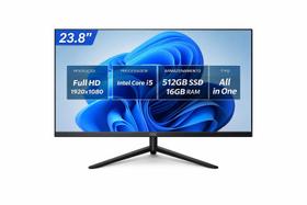 Computador All In One 23.8 AOC i713620H 16GB 512GB SSD Full HD Windows 11 Pro com UPS Preto