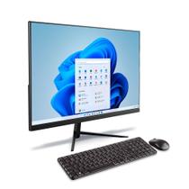 Computador All-in-One 23.8" Multilaser Ultra UB840, Core i3, Memória 4GB, SSD 120GB, Windows 11 MULTILASER