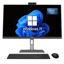 Computador All In One 24", Intel Core I7 11700 11ª Geração, 16GB DDR4, SSD 512GB, Windows 11 Original, Webcam, Wifi, Bluetooth, HQ Silver AIHQP-015