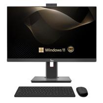 Computador All In One 24" Preto, Intel Core i5 9400, 16GB DDR4, SSD 1TB, Windows 11 Original, Webcam, Wifi, Bluetooth, 3Green Unique