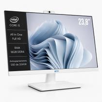 Computador All In One 27 Intel Core i5 12ª Geração 16GB RAM SSD 256GB Full HD WiFi Webcam PC para Escritório Home Office Aitek