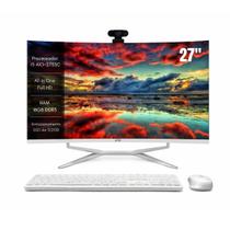 Computador All in One Aitek 27 Curvo Full HD i5 16GB 512GB com Teclado e Mouse Sem Fio e Webcam Full HD 1080p