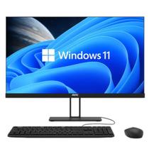Computador All in One AOC 23.8” Full HD Intel Core i512450H 16GB RAM SSD 512GB Windows 11 Pro WiFi Completo com Teclado e Mouse