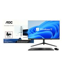 Computador All in One Aoc Noble E99 A24E99 23.8" IPS Full HD 11ª Gen Intel Core Celeron 8GB 256GB SSD Windows 11