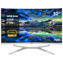 Computador All In One Curvo 32" SSD 512gb, i7 T700hq, 16gb Ram Ddr3