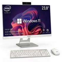 Computador All In One Pc Core I7 16gb Ram Ssd 256gb Tela 23,8 Full HD Windows 11 Pc Completo Monitor Integrado Ajustável Alta Velocidade Wifi Computador All In One Pc Core I7 16gb Ram Ssd 256gb Tela 23,8 Full HD Windows 11 Pc Completo Monitor Integrado Ajustável Alta Velocidade Wifi