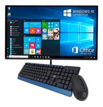 Computador All In One Quadcore 8gb Ddr4, Ssd 960gb, Monitor 21.5" - Preto