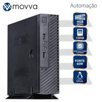 Computador Automacao Mvac Intel Dual Core J18001ghz Memória 4gb Ssd 120gb Hdmi/Vga Fonte 60w - Movva