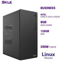 Computador B300 Core I3 3220 3.30Ghz Mem 8Gb Ddr3 Ssd 128Gb Fonte 200W Linux Ubuntu
