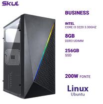 Computador B300 Core I3 3220 3.30Ghz Mem 8Gb Ddr3 Ssd 256Gb Fonte 200W Linux Ubuntu