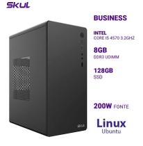 Computador B500 Core I5 4570 3.2Ghz Mem 8Gb Ddr3 Ssd 128Gb Fonte 200W Linux Ubuntu Computador B500 Core I5 4570 3.2Ghz Mem 8Gb Ddr3 Ssd 128Gb Fonte 200W Linux Ubuntu