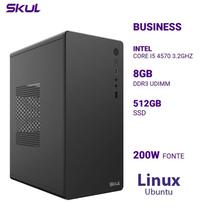 Computador B500 Core I5 4570 3.2Ghz Mem 8Gb Ddr3 Ssd 512Gb Fonte 200W Linux Ubuntu Computador B500 Core I5 4570 3.2Ghz Mem 8Gb Ddr3 Ssd 512Gb Fonte 200W Linux Ubuntu