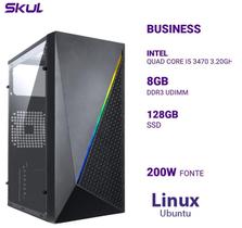 Computador B500 Quad Core I5 3470 3.20Ghz Mem 8Gb Ddr3 Ssd 128Gb Fonte 200W Linux Ubuntu