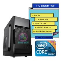 Computador Basic Core i5, 8GB RAM, HD 500GB, Windows 10 Pro Trial - World Micro Home