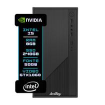 Computador bestpc i5-7400 8gb ram gtx 1060 ssd 240gb windows 10