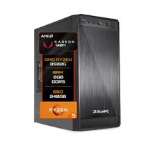 Computador BluePC AMD RYZEN 5 8500G 8GB DDR5 SSD 240GB
