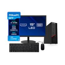 Computador BluePC Intel Core I5 12400 (12ª Geração) 16gb Ssd 480gb SFF - Monitor 19"