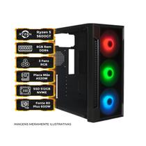 Computador Brazil PC Ryzen 5 5600GT 8GB 512GB SSD Computador Brazil PC Ryzen 5 5600GT 8GB 512GB SSD