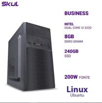 Computador Business B300 Dual Core I3 3220 MEM 8GB DDR3 SSD 240GB Fonte 200W Windows - SKUL