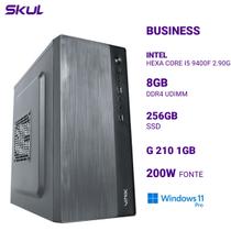 Computador Business B500 Hexa Core I5 9400f 2.90ghz Mem 8gb Ddr4 Ssd 256gb G 210 1gb Fonte 200w Windows 11 Pro