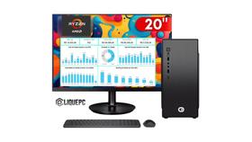 Computador Clique PC Ryzen 3 3200G SSD 500GB 16GB DDR4 Monitor 20 LED Windows 11 Pro