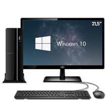 Computador Compacto com Monitor LED 21.5" Intel Core i3 SSD 60GB HD 3TB 4GB HDMI Full HD Áudio HD EasyPC Smart Windows 10 - EasyPC