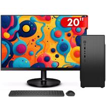 Computador Completo 2Eletro Fast Intel Core i5, 8GB RAM, SSD 256GB, Bivolt, Monitor 20" LED - CD2E-0110FA