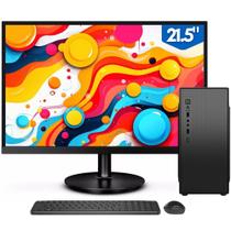 Computador Completo 2Eletro Fast Intel Core i5, 8GB RAM, SSD 256GB, Bivolt, Monitor 21.5" Full HD - CD2E-0119FA