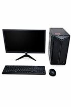 Computador Completo Aitek DPC5401 Core i5 16GB RAM SSD 256GB Monitor 20 Teclado e Mouse Sem Fio WiFi Dual Band Windows 11 Pro Grasep Pronto para Uso