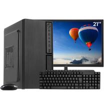 Computador Completo Ark, Intel Core i3 530, 4GB, SSD 120GB, Linux + Monitor 21 LED + KIT Multimidia