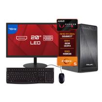 Computador Completo BluePC Amd Ryzen 5 5600gt 8gb Ddr4 Ssd 480gb Vega 7 - Monitor 19"