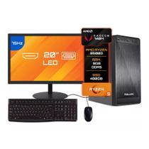 Computador Completo BluePC AMD RYZEN 5 8500G 8GB DDR5 SSD 480GB - Monitor 19"