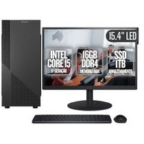 Computador Completo BluePC Task Intel Core i5 6ª Geração 16GB DDR4 SSD 1TB Monitor 15.4" - CDBP-TA006 Computador Completo BluePC Task Intel Core i5 6ª Geração 16GB DDR4 SSD 1TB Monitor 15.4" - CDBP-TA006