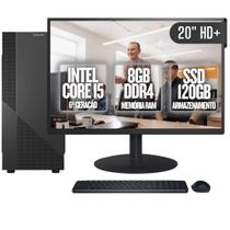 Computador Completo BluePC Task Intel Core i5 6ª Geração 8GB DDR4 SSD 120GB Monitor 20" - CDBP-TA007