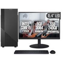 Computador Completo BluePC Task Intel Core i5 6ª Geração 8GB DDR4 SSD 240GB Monitor 15.4" - CDBP-TA002 Computador Completo BluePC Task Intel Core i5 6ª Geração 8GB DDR4 SSD 240GB Monitor 15.4" - CDBP-TA002