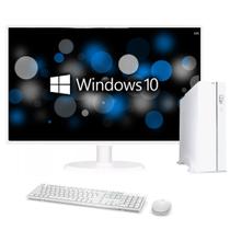 Computador Completo Branco 3green White Intel Core i3 4GB Monitor 19.5" HDMI SSD 128GB 3GW-008
