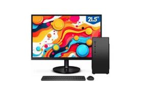 Computador Completo Clique PC Intel I5 16gb SSD 512gb, Monitor 21,5 Windows 10 PRO