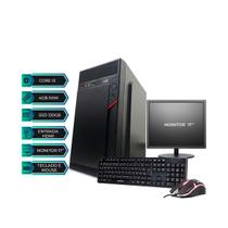 Computador Completo com Monitor MultiPC I3 4gb SSD 120gb