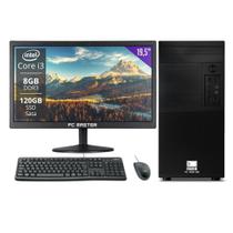 Computador Completo Core i3 8gb 120gb ssd sata kit teclado e mouse Monitor de 19 - PC Master Computador Completo Core i3 8gb 120gb ssd sata kit teclado e mouse Monitor de 19 - PC Master