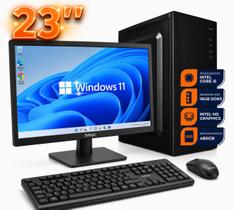 Computador Completo, I5, 16GB, SSD 480, Monitor 23, Teclado Mouse e WIFI, Windows 11 - SekPC