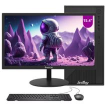 Computador Completo i5 4GB RAM HD 500GB Monitor 15.4 HDMI + VGA Windows 10 Trial Teclado e Mouse