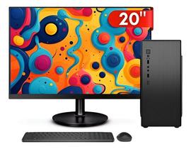 Computador Completo I7 4770 4 Geração SSD 500GB Memoria 16GB Monitor de 20 Pol Windows 11 Pro