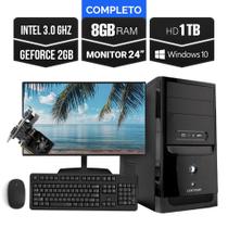 Computador Completo Intel 3.0 8Gb Hd 1Tb GT610 2Gb + Kit