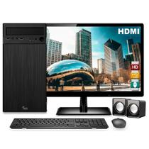Computador Completo Intel 4GB HD 500GB Monitor LED HDMI mouse teclado e caixas de som 3green Business Computador Completo Intel 4GB HD 500GB Monitor LED HDMI mouse teclado e caixas de som 3green Business